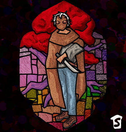 Full body portrait (Nephli belongs to @coiticoiti on tumblr)